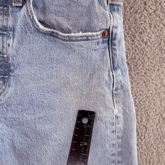 Levi’s 501 High Rise Cutoff Jean Shorts | W27 | Light Wash | Raw Hem Vintage Rew - Picture 4 of 15